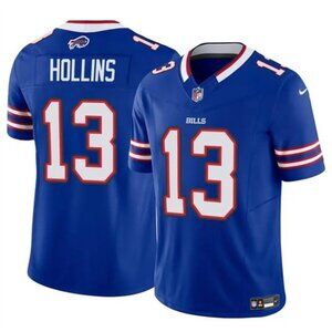 Mens Youths Kids Womens Mack Hollins Blue Vapor Stitched Jersey